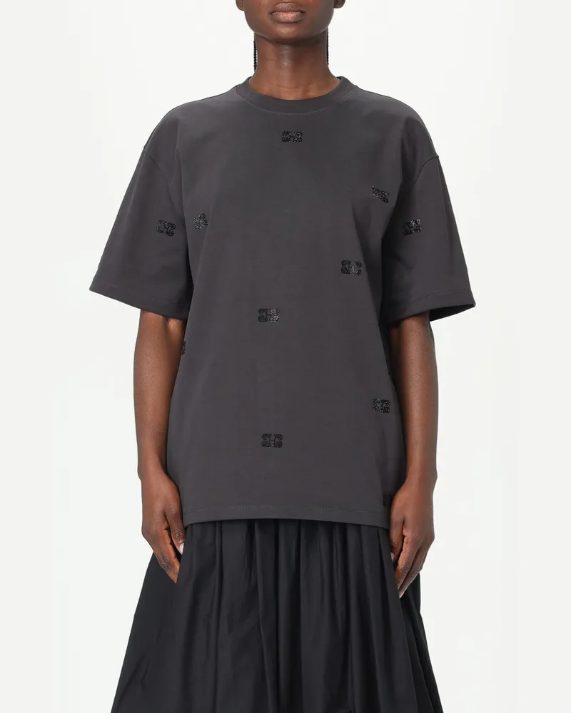 Ganni T-shirt damen Graphit