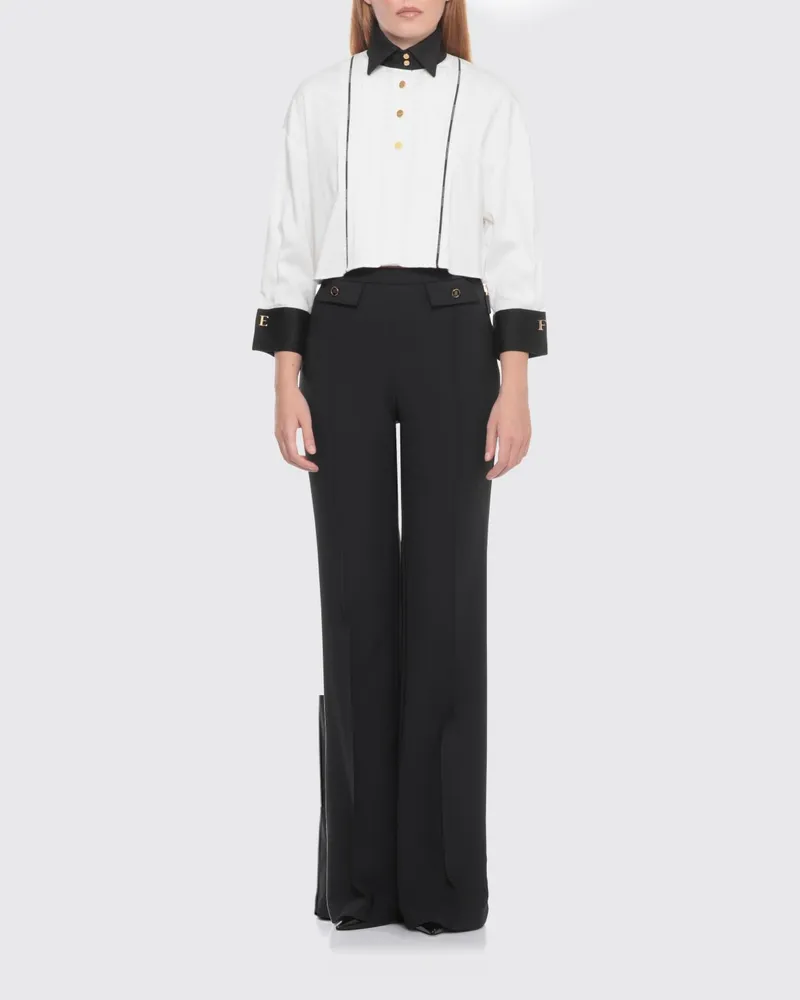 Elisabetta Franchi Hemdbluse damen Weiß