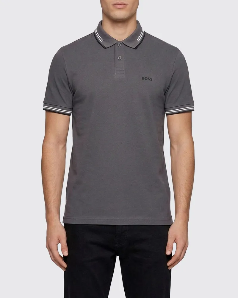 HUGO BOSS Polo herren Grau