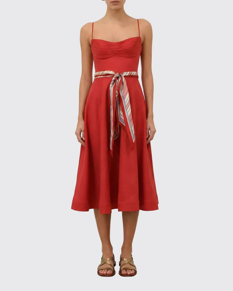 Zimmermann Kleid damen Rot
