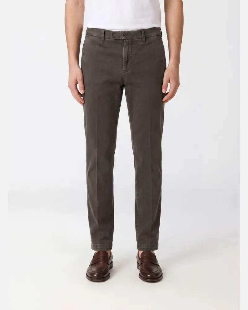 PT TORINO Slim-Fit Stretch-Baumwoll-Chinos von mit Pattentaschen Grau