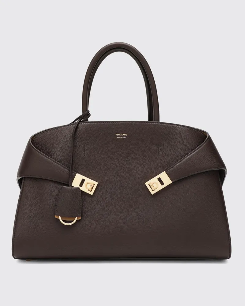 Ferragamo Schultertasche damen Braun