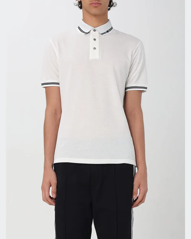 Emporio Armani Polo herren Weiß