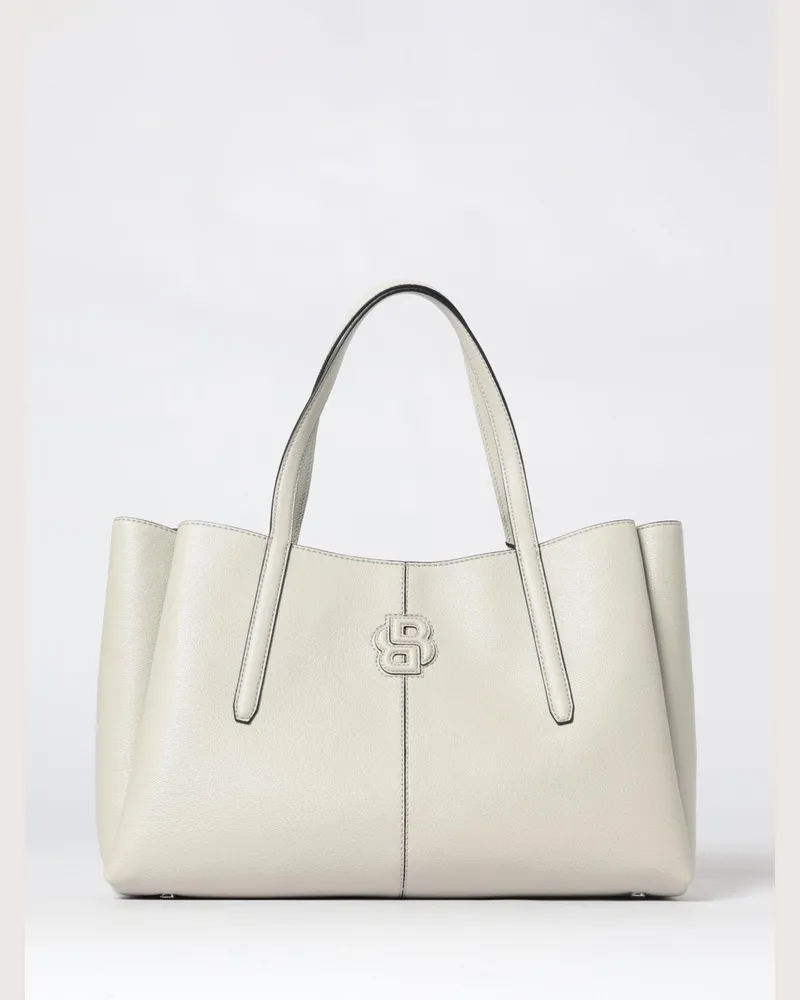 HUGO BOSS Tasche aus genarbtem Kunstleder Perle