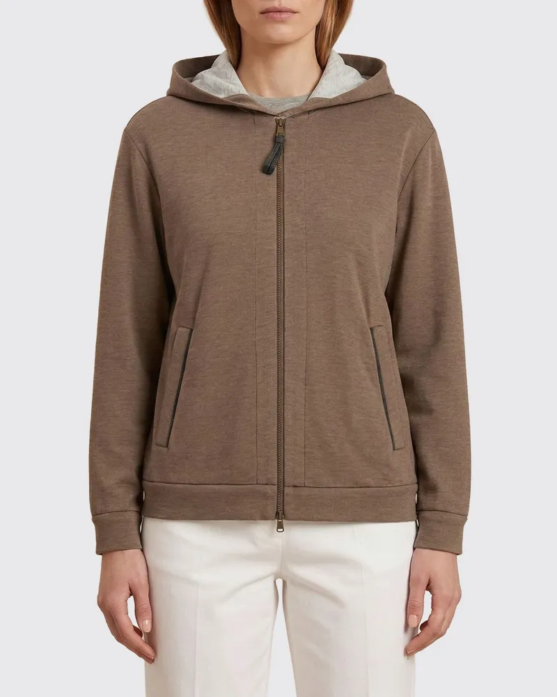Brunello Cucinelli Sweatshirt damen Braun