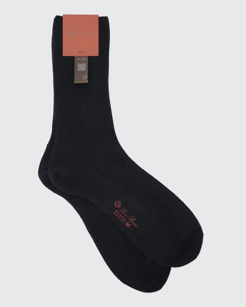Loro Piana Kaschmirsocken Blau