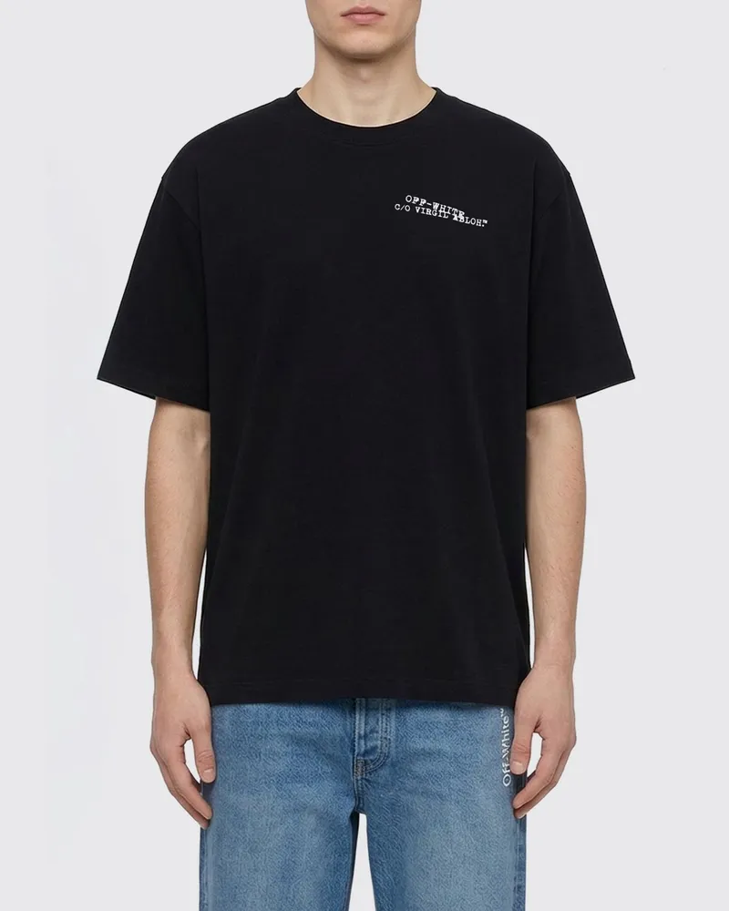 OFF-WHITE T-shirt herren Schwarz