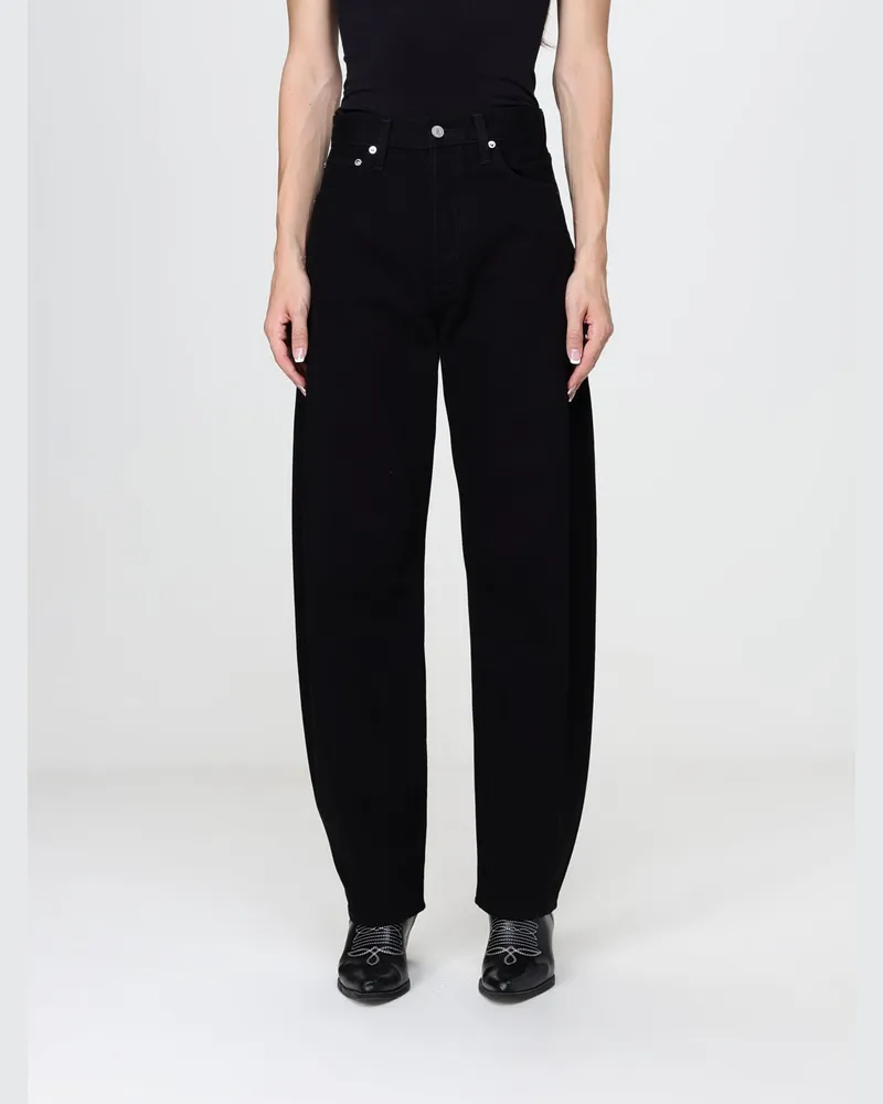 AGOLDE Baggy-Jeans Luna mit hoher Taille aus nachhaltigem regenerativem Baumwolldenim Denim