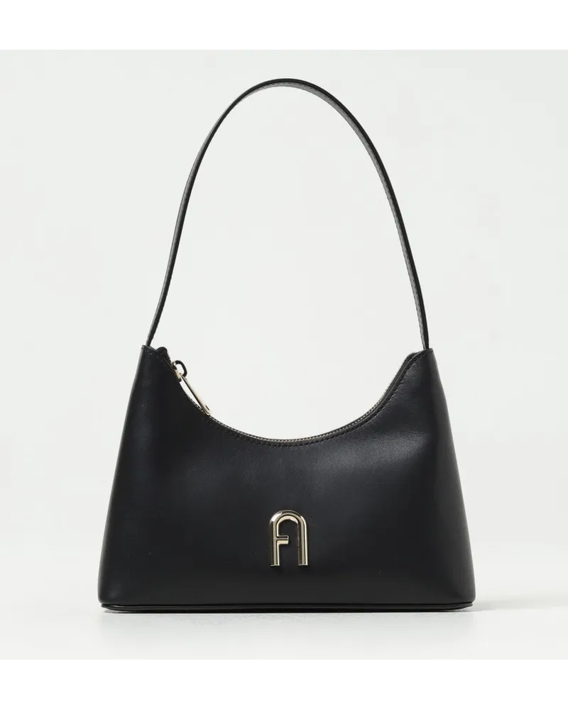 Furla Schultertasche damen Schwarz