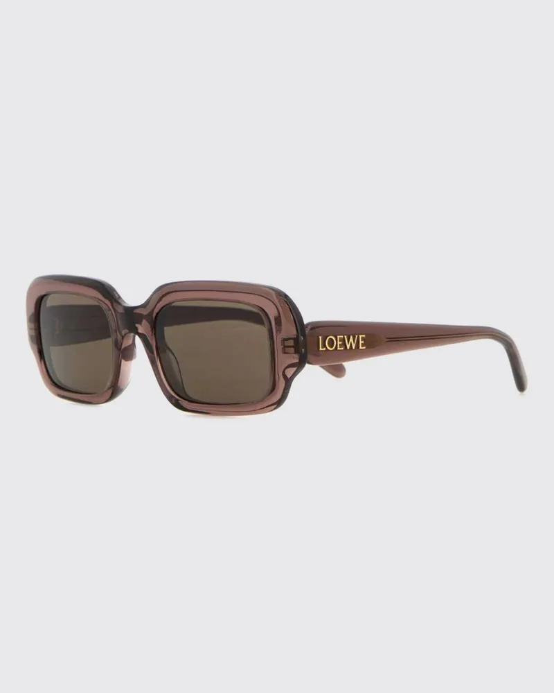 Loewe Rechteckige Cat-Eye-Sonnenbrille Slim von aus schwarzem Acetat Bunt