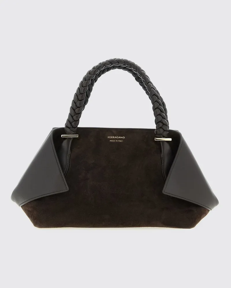 Ferragamo Schultertasche damen Braun