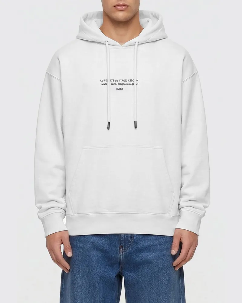 OFF-WHITE Sweatshirt herren Weiß