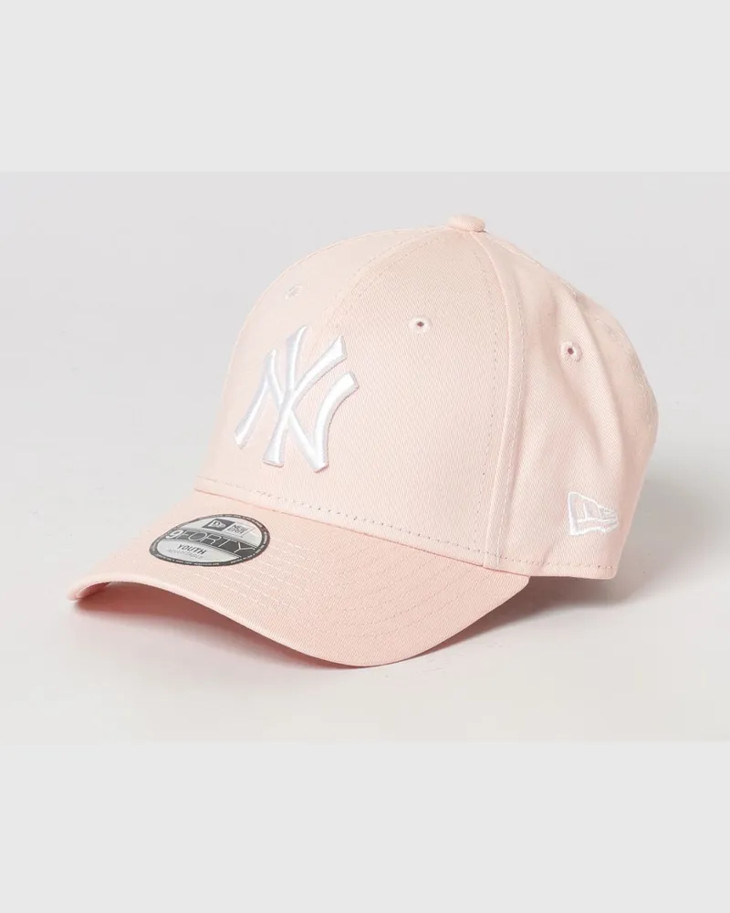 New Era 9Forty NY Yankees Baseballkappe für Mädchen aus Baumwolle mit Logo Pink