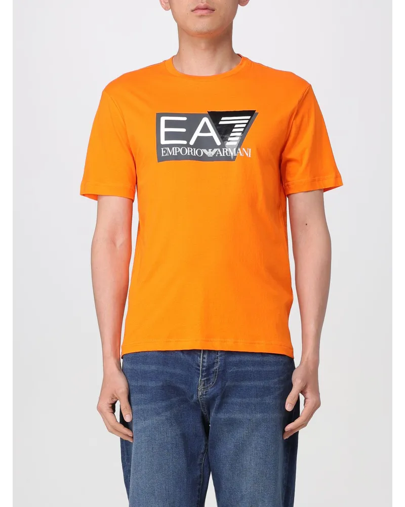 EA7 T-shirt herren Orange