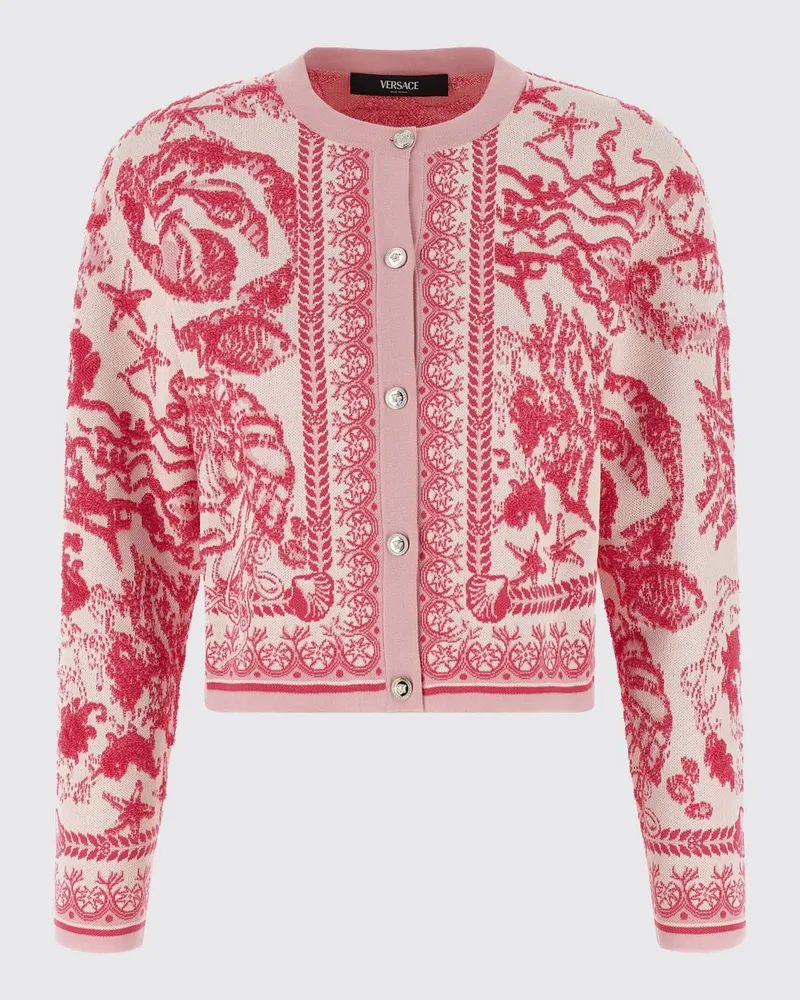 Versace Strickjacke damen Pink