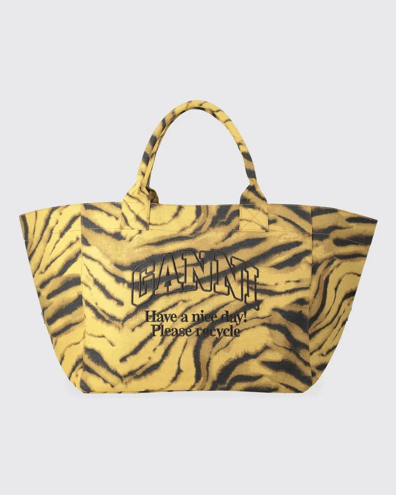 Ganni Schultertasche damen Braun