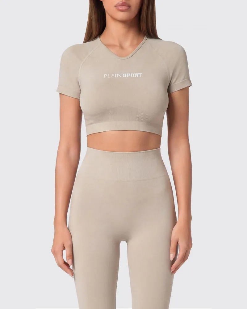 Philipp Plein Crop Top Grau