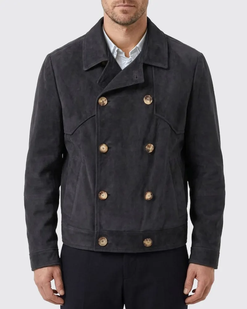 Brunello Cucinelli Jacke herren Blau