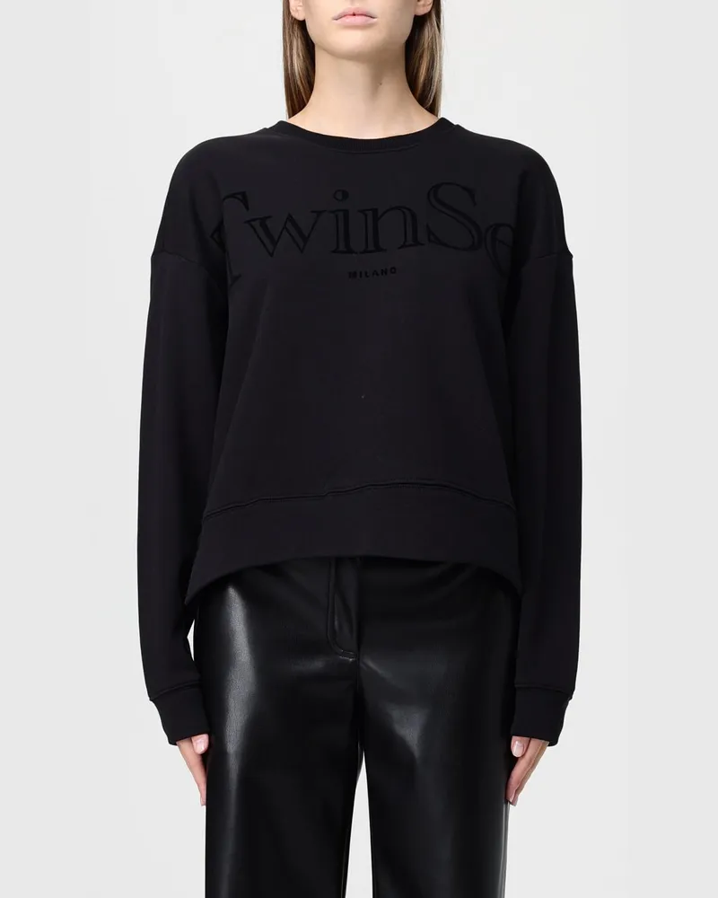 Twin-Set Sweatshirt damen Schwarz