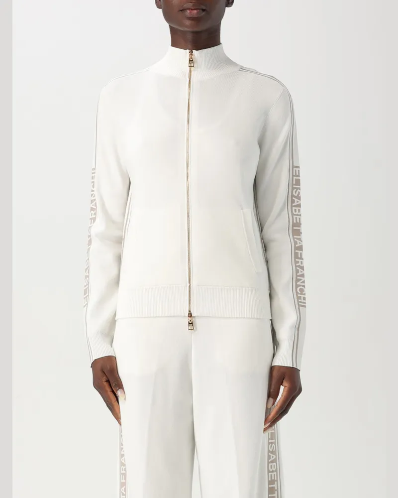 Elisabetta Franchi Pullover damen Weiß