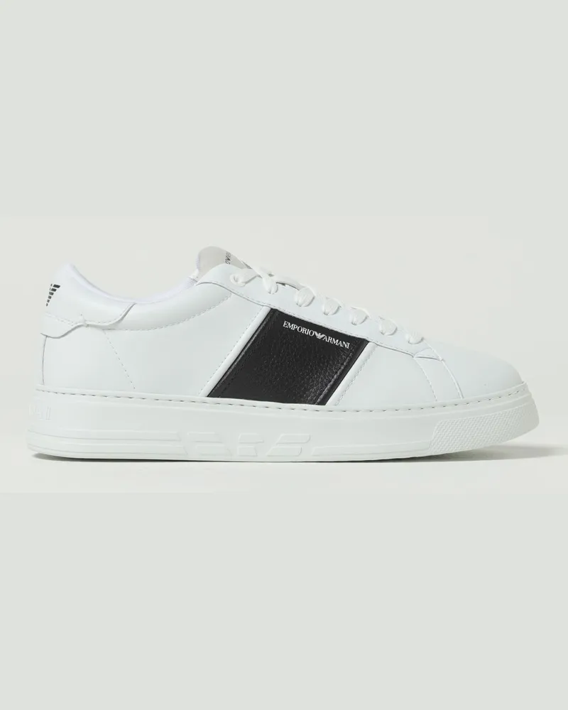 Emporio Armani Sneakers herren Weiß