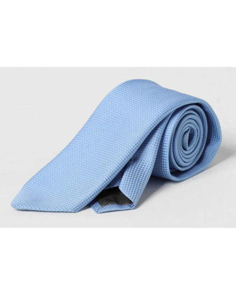 Emporio Armani Krawatte herren Hellblau