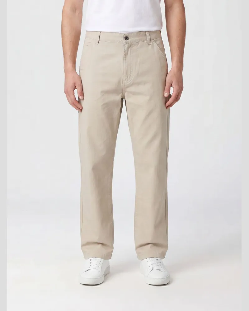 Sebago Slim-Fit Hose mit mittlerer Leibhöhe aus Stretch-Baumwolle Beige