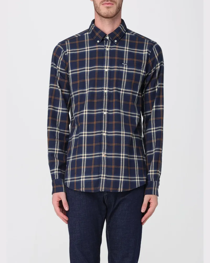Barbour Hemd herren Blau