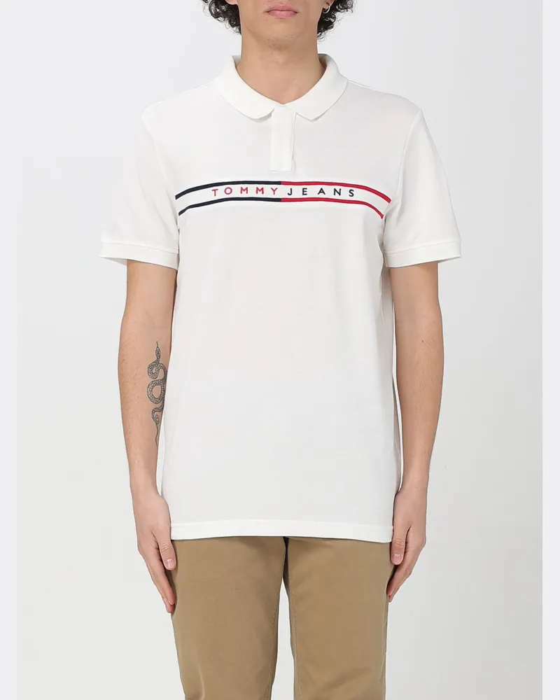 Tommy Hilfiger Polo herren Ecru