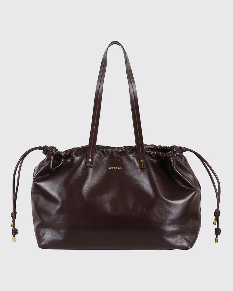 Isabel Marant Schultertasche damen Burgunderrot