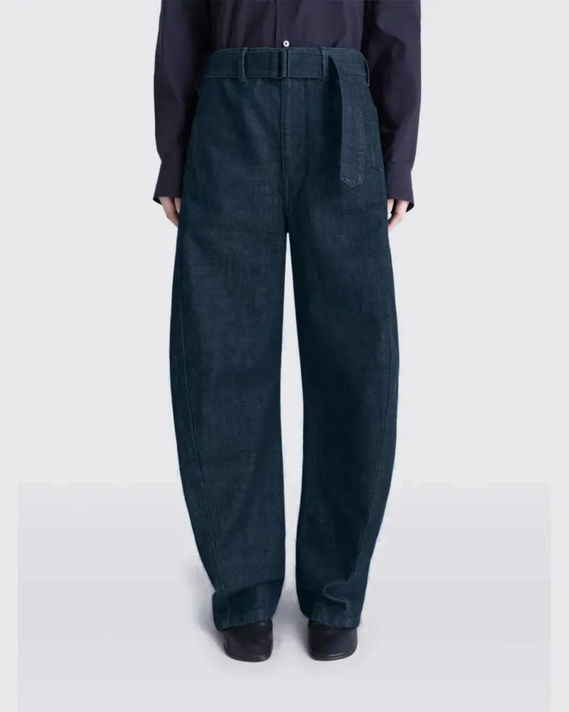 Christophe Lemaire Baggy-Hose aus Baumwolle Denim