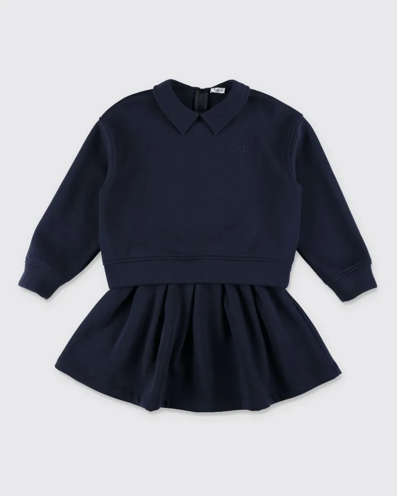 Il Gufo Kleid kinder Blau
