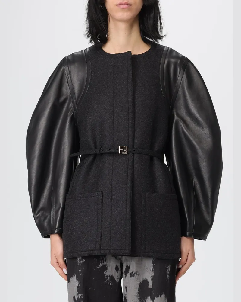 Fendi Jacke damen Grau