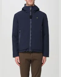 Blauer Jacke Blau