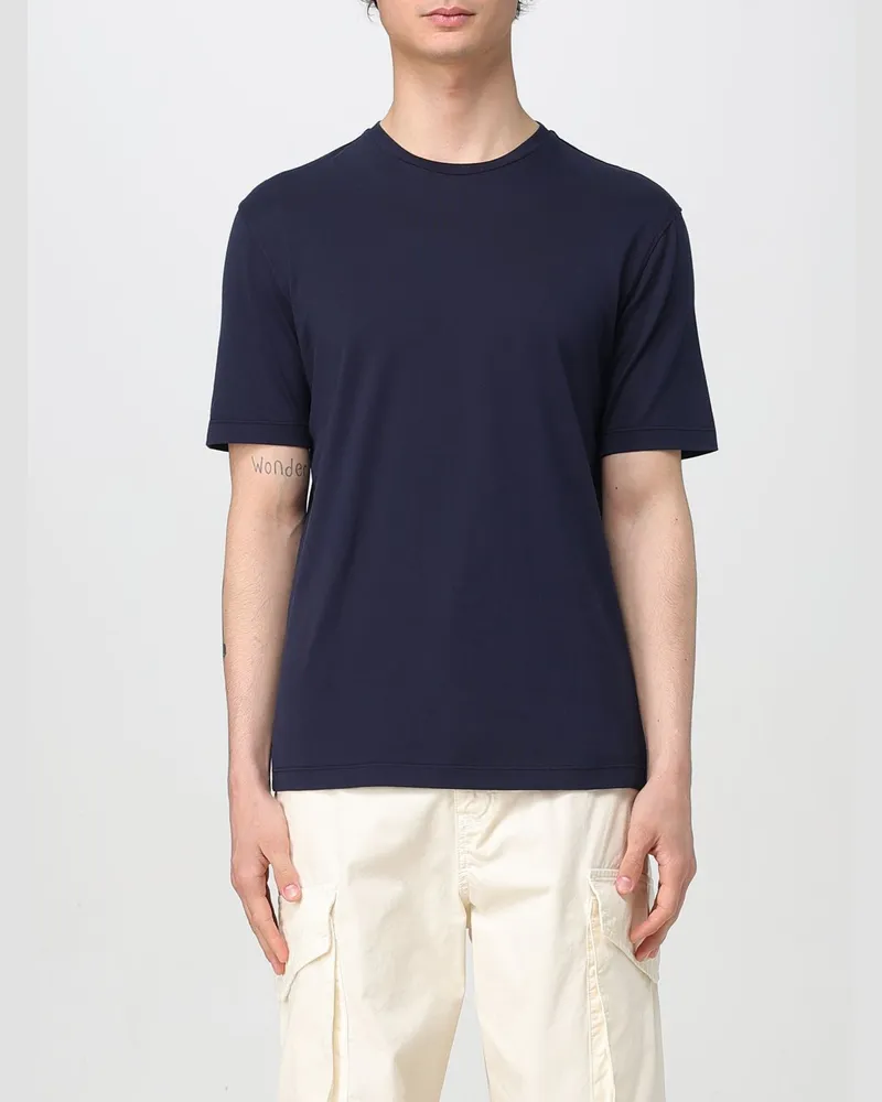 Roberto Collina T-shirt herren Blau
