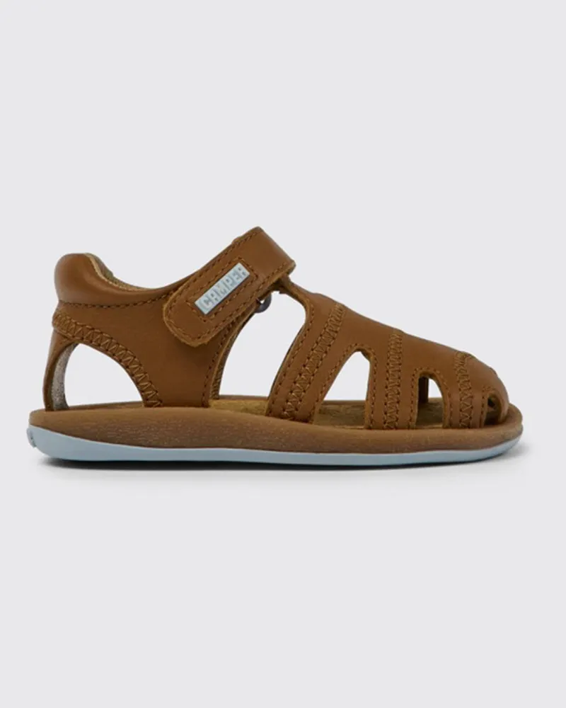 Camper Bicho  Sandale aus Kalbsleder Braun
