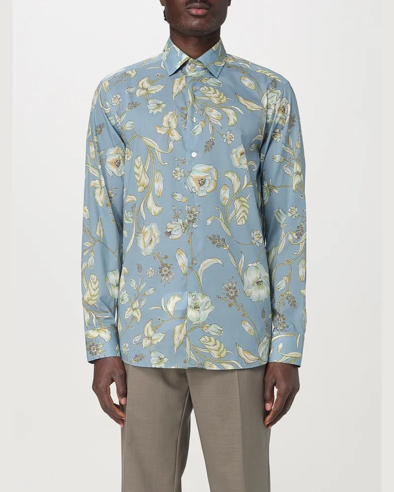 Etro Hemd herren Hellblau