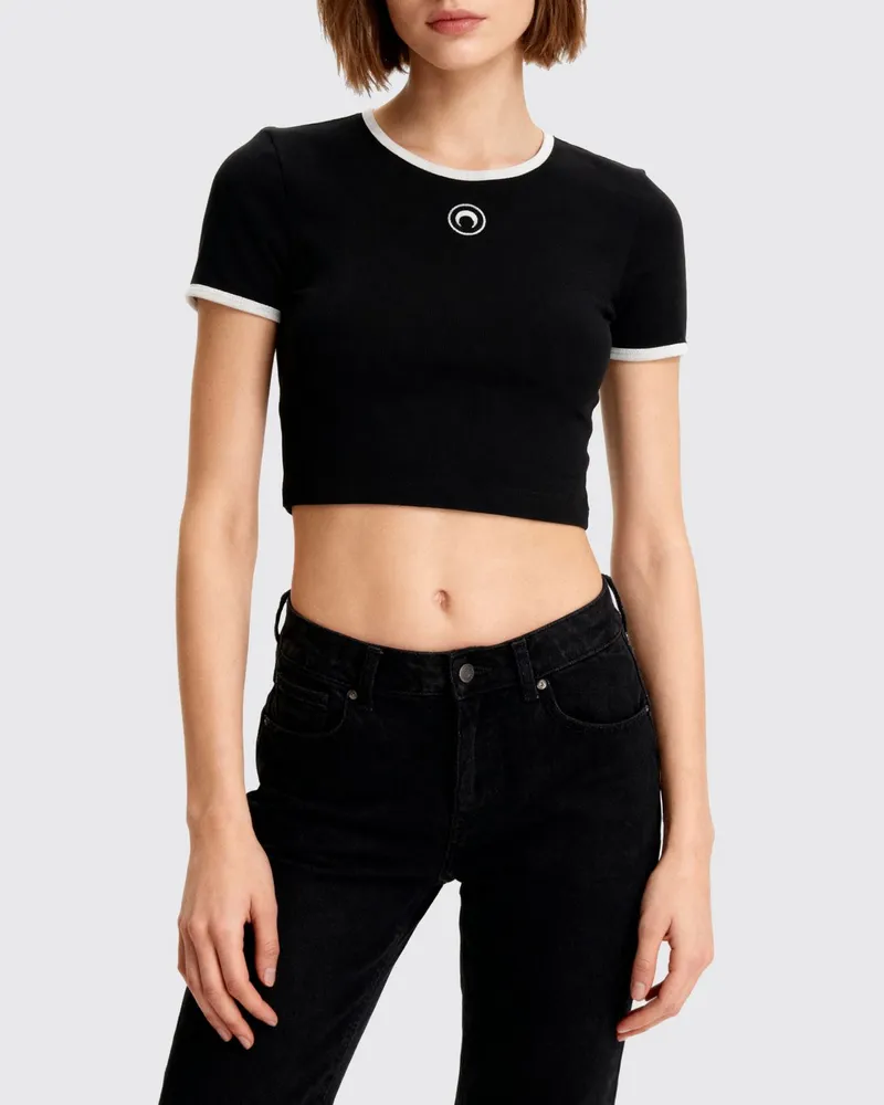 Marine Serre Top damen Weiß