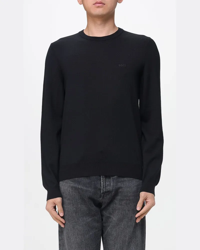 HUGO BOSS Pullover herren Schwarz