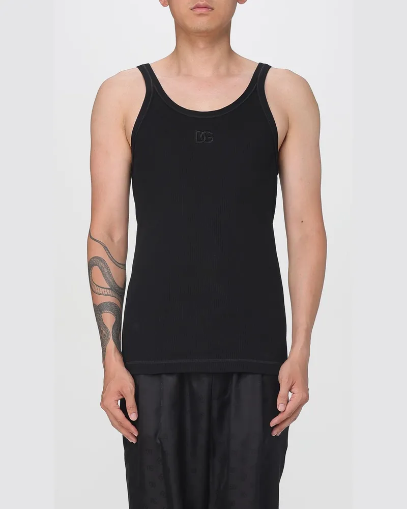 Dolce & Gabbana Tank top herren Dolce & Gabbana Schwarz