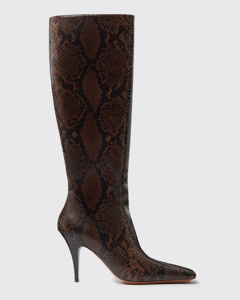 Stella McCartney Flache stiefeletten damen Braun