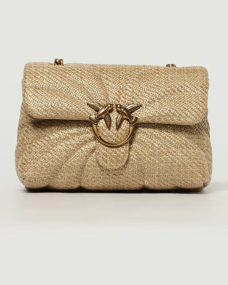 Pinko Schultertasche damen Beige