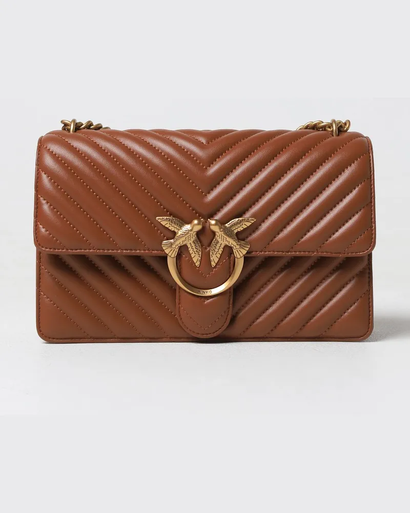 Pinko Schultertasche damen Leder