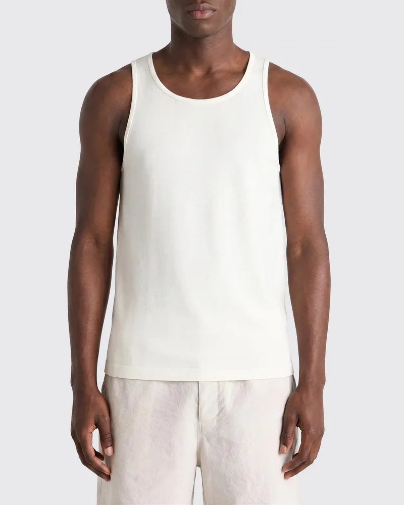 Christophe Lemaire Baumwoll-Tanktop Weiß