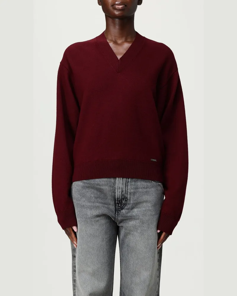 Dsquared2 Strickjacke damen Burgunderrot