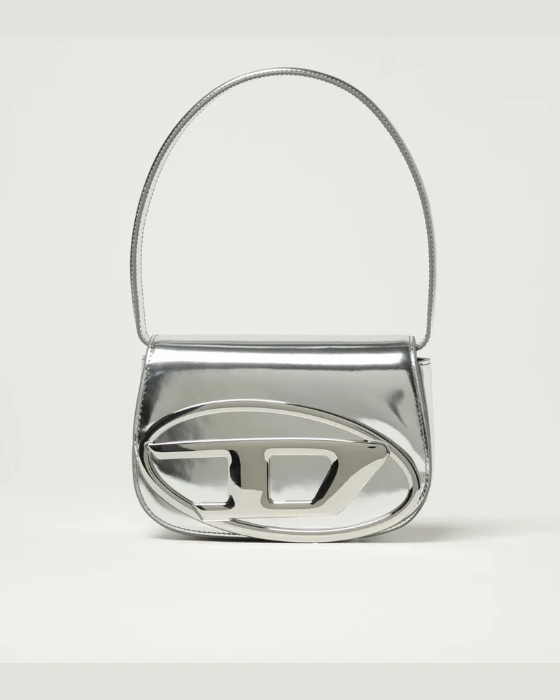 Diesel Schultertasche damen Silber