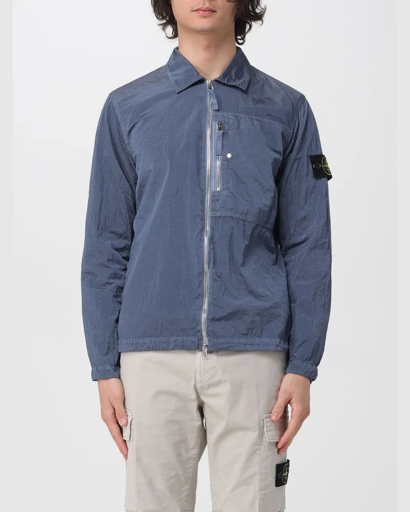 Stone Island Hemd herren Blau