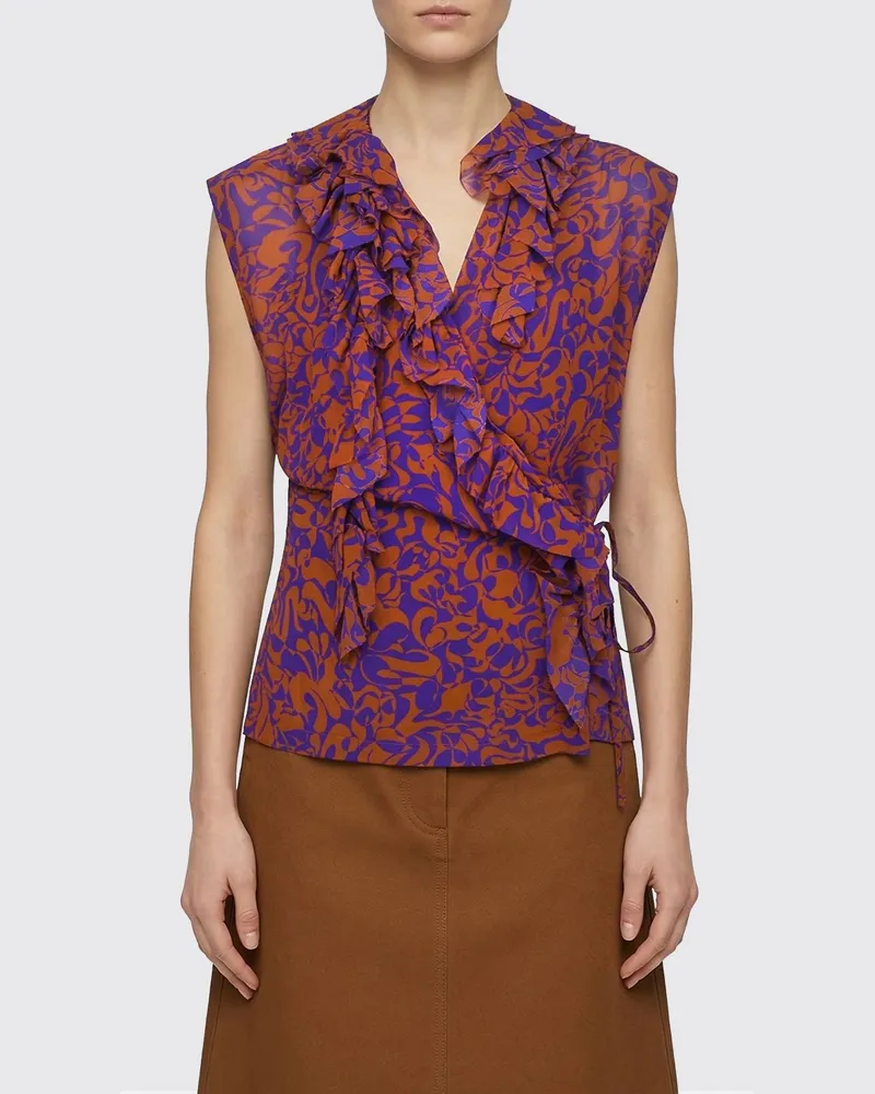 Dries van Noten Hemdbluse damen Gelb