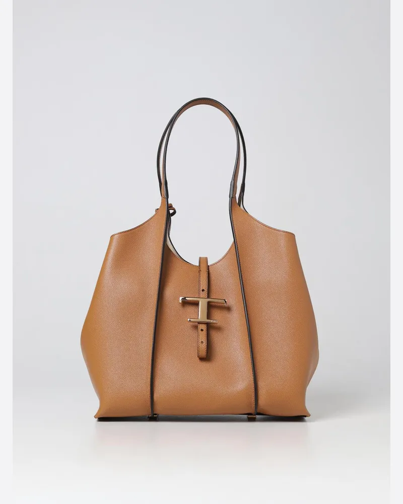 TOD'S Schultertasche damen Camel
