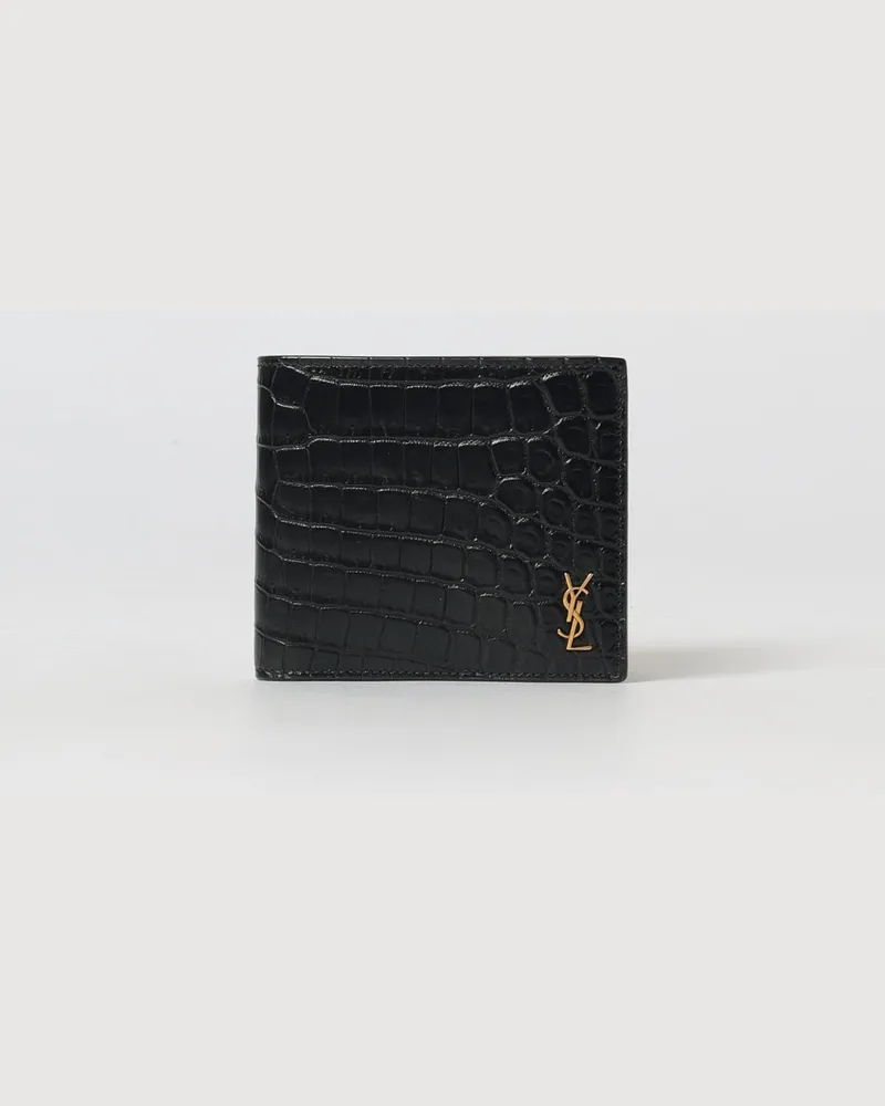 Saint Laurent Portemonnaie herren Schwarz